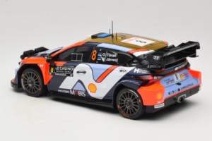 Hyundai i20 N Rally1 #8 O. Tanak / M. Jarveoja Rally Monte Carlo Wersja Nocna 2025 IXO 1:18 18RMC230B Metal — zdjęcie 5 z 6