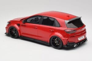 Hyundai i30 N PD Prior Design Engine Czerwony Otto 1:18 OT1112 Żywica — zdjęcie 5 z 6