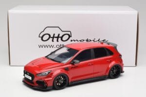 Hyundai i30 N PD Prior Design Engine Czerwony Otto 1:18 OT1112 Żywica — zdjęcie 6 z 6