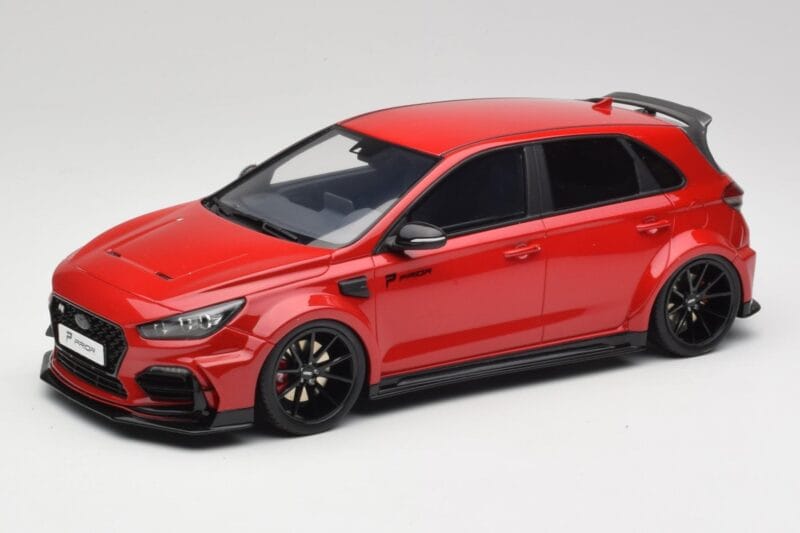 Hyundai i30 N PD Prior Design Engine Czerwony Otto 1:18 OT1112 Żywica
