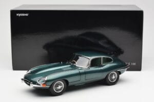 Jaguar E-Type 3.8 Series 1 Ciemny Zielony Kyosho 1:18 08954DG Metal — zdjęcie 8 z 8
