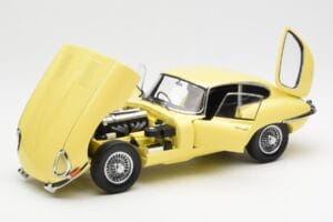 Jaguar E-Type 3.8 Series 1 Jasny Żółty Kyosho 1:18 08954LY Metal — zdjęcie 2 z 8