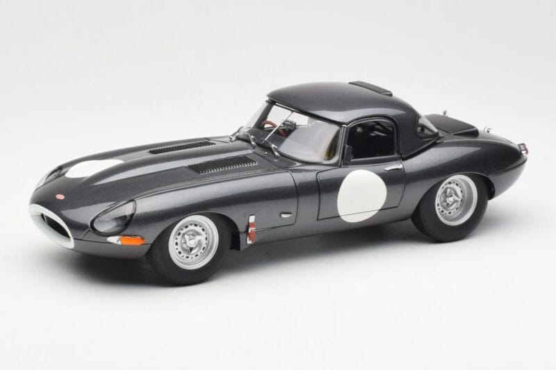Jaguar E-Type Series 1 Coupe Lightweight Ciemnoszary AUTOart 1:18 73647 Metal