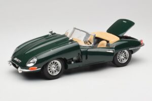 Jaguar E-Type Series 1 Roadster Zielony Bburago 1:18 3018-M5 Metal — zdjęcie 2 z 8