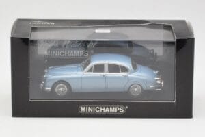 Jaguar Mk II Blue Metallic Minichamps 1:43 433130604 Metal — zdjęcie 4 z 4