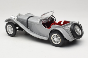 Jaguar SS100 Srebrny Bburago 1:18 3006-M2 Metal — zdjęcie 5 z 6