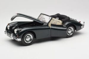 Jaguar XK140 Drophead Coupe Czarny Sun Star 1:18 2802 Metal — zdjęcie 2 z 8