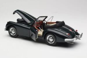 Jaguar XK140 Drophead Coupe Czarny Sun Star 1:18 2802 Metal — zdjęcie 5 z 8