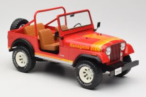 Jeep CJ-7 Renegade Czerwony MCG 1:18 MCG18110 Metal — zdjęcie 4 z 6