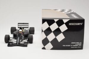 Jordan Ford 191 #32 B. Gachot Paul Ricard Test 15 January 1991 Minichamps 1:18 110910199 Metal — zdjęcie 6 z 6