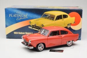 Kaiser Henry J Czerwony Sun Star 1:18 5092 Metal — zdjęcie 8 z 8