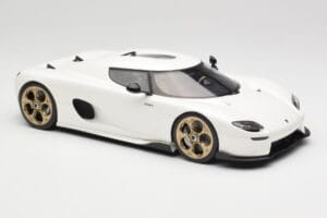 Koenigsegg CC850 Crystal White GT Spirit 1:18 GT903 Żywica — zdjęcie 4 z 6