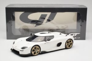 Koenigsegg CC850 Crystal White GT Spirit 1:18 GT903 Żywica — zdjęcie 6 z 6