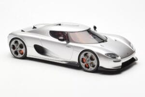 Koenigsegg CC850 Moon Silver GT Spirit 1:18 GT452 Żywica — zdjęcie 4 z 6