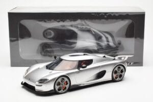 Koenigsegg CC850 Moon Silver GT Spirit 1:18 GT452 Żywica — zdjęcie 6 z 6