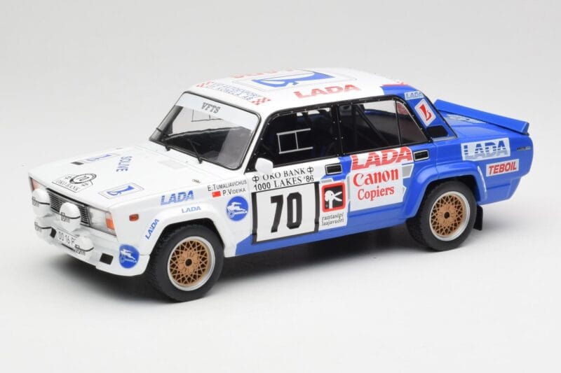 Lada 2105 VFTS #70 E. Tumalevicius 1000 Lakes Rally 1986 IXO 1:18 18RMC181A Metal