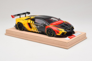 Lamborghini Aventador Liberty Walk Infinite Czarny Żółty Timothy & Pierre 1:18 REMC035 Metal — zdjęcie 4 z 7
