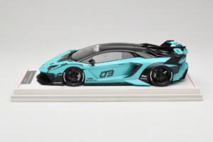 Lamborghini Aventador Liberty Walk LB-Silhouette WORKS GT Evo Miętowy Zielony IVY Merit 1:18 REMC001 Żywica