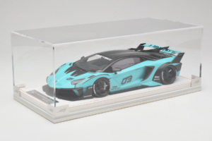 Lamborghini Aventador Liberty Walk LB-Silhouette WORKS GT Evo Miętowy Zielony IVY Merit 1:18 REMC001 Żywica — zdjęcie 6 z 7