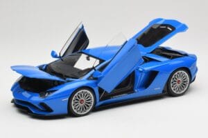 Lamborghini Aventador S LP740-4 Blue Nila AUTOart 1:18 79134 Metal — zdjęcie 2 z 8
