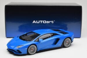 Lamborghini Aventador S LP740-4 Blue Nila AUTOart 1:18 79134 Metal — zdjęcie 8 z 8