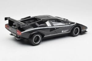 Lamborghini Countach LP500S Czarny Kyosho 1:18 08326K Metal — zdjęcie 3 z 8