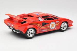 Lamborghini Countach Czerwony Bburago 1:18 3047 Metal — zdjęcie 3 z 8