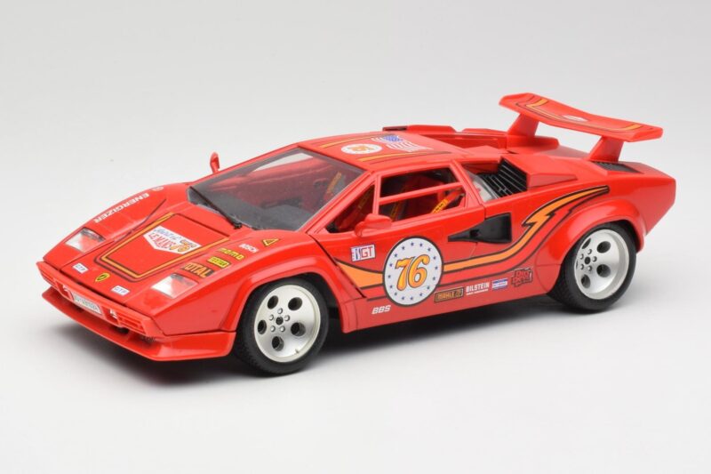 Lamborghini Countach Czerwony Bburago 1:18 3047 Metal