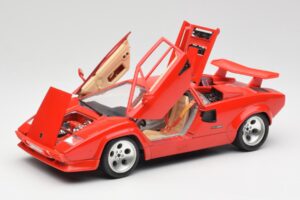 Lamborghini Countach Czerwony Bburago 1:18 3047-M1 Metal — zdjęcie 2 z 8