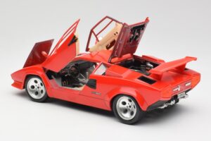 Lamborghini Countach Czerwony Bburago 1:18 3047-M1 Metal — zdjęcie 5 z 8