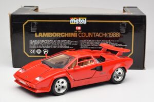 Lamborghini Countach Czerwony Bburago 1:18 3047-M1 Metal — zdjęcie 8 z 8
