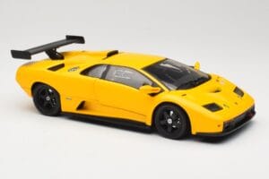 Lamborghini Diablo GTR Żółty Hot Wheels 1:18 53885 Metal — zdjęcie 6 z 8
