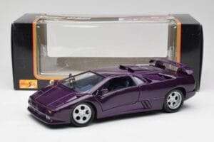 Lamborghini Diablo Jota Fioletowy Maisto 1:18 50276 Metal — zdjęcie 8 z 8