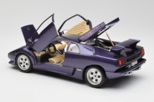 Lamborghini Diablo Fioletowy Maisto 1:18 3028 Metal — zdjęcie 5 z 8