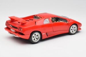 Lamborghini Diablo Czerwony Bburago 1:18 3028-M1 Metal — zdjęcie 3 z 8