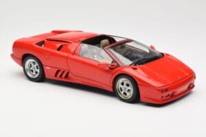 Lamborghini Diablo Roadster Czerwony AUTOart 1:18 70091 Metal — zdjęcie 6 z 8