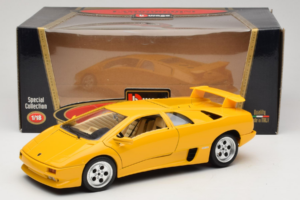 Lamborghini Diablo Żółty Bburago 1:18 3041 Metal — zdjęcie 8 z 8