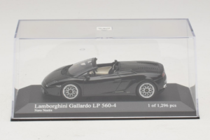 Lamborghini Gallardo LP560-4 Spyder Czarny Minichamps 1:43 400103830 Metal — zdjęcie 4 z 5