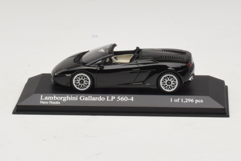 Lamborghini Gallardo LP560-4 Spyder Czarny Minichamps 1:43 400103830 Metal