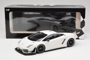 Lamborghini Gallardo LP600+ GT3 Bianco Monocerus Minichamps 1:18 151111102 Metal — zdjęcie 6 z 6
