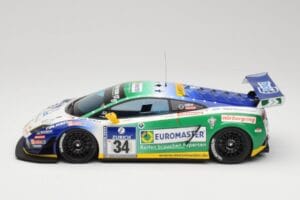 Lamborghini Gallardo LP600+ GT3 Reiter Engineering #34 H-J. Stuck / D. Rostek ADAC 24 Hours Nurburgring 2011 Minichamps 1:18  — zdjęcie 3 z 6