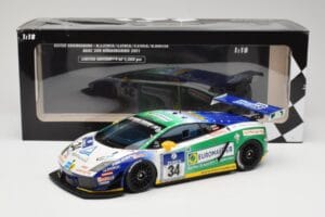 Lamborghini Gallardo LP600+ GT3 Reiter Engineering #34 H-J. Stuck / D. Rostek ADAC 24 Hours Nurburgring 2011 Minichamps 1:18  — zdjęcie 6 z 6