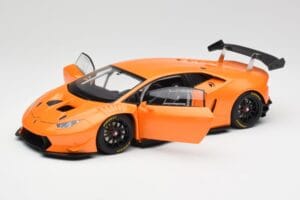 Lamborghini Huracan LP620-2 Super Trofeo Arancio Borealis Pearl Effect Pomarańczowy AUTOart 1:18 81558 Metal — zdjęcie 2 z 8