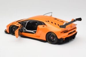 Lamborghini Huracan LP620-2 Super Trofeo Arancio Borealis Pearl Effect Pomarańczowy AUTOart 1:18 81558 Metal — zdjęcie 5 z 8