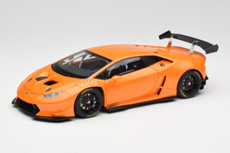 Lamborghini Huracan LP620-2 Super Trofeo Arancio Borealis Pearl Effect Pomarańczowy AUTOart 1:18 81558 Metal