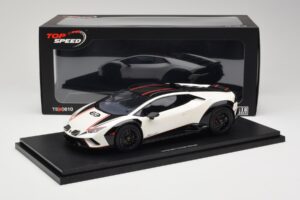 Lamborghini Huracan Sterrato No. 63 Biały TopSpeed 1:18 TS0610 Żywica — zdjęcie 6 z 6