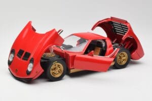 Lamborghini Miura Czerwony Anson 1:18 30302 Metal — zdjęcie 2 z 8