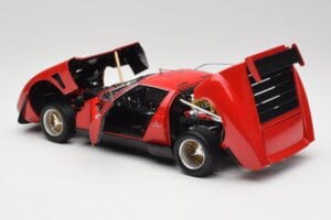 Lamborghini Miura SVR Czerwony & Czarny Kyosho 1:18 08319R Metal — zdjęcie 5 z 8