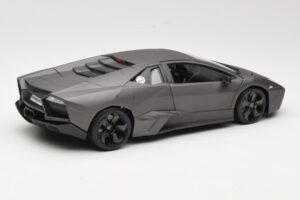 Lamborghini Reventon Matte Grey Bburago 1:18 18-11029 Metal — zdjęcie 3 z 8