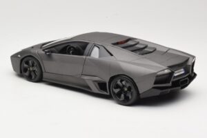 Lamborghini Reventon Matte Grey Bburago 1:18 18-11029 Metal — zdjęcie 7 z 8